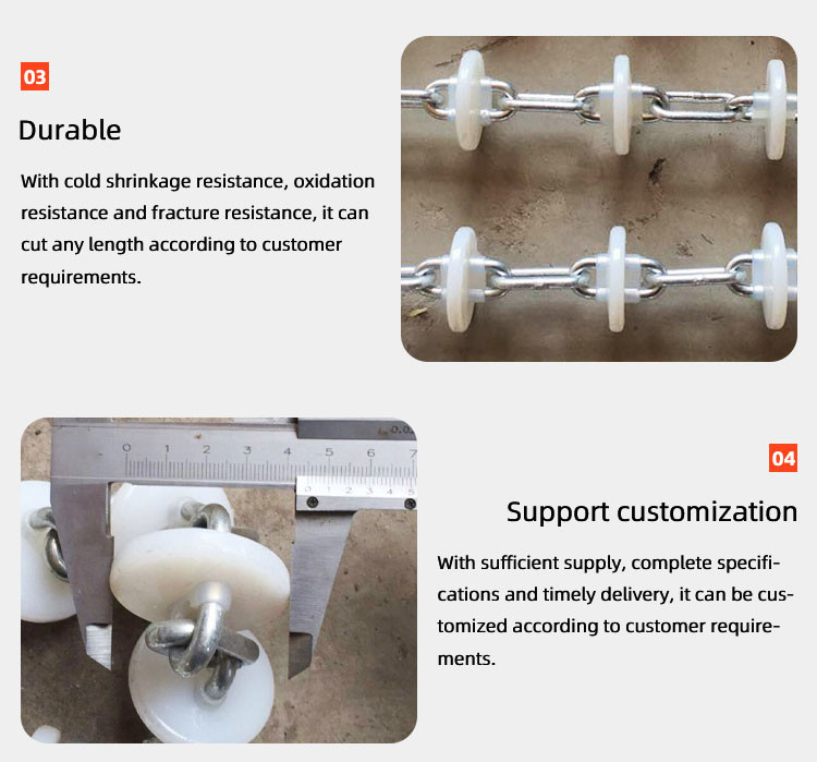 Livestock Farm Automatic Feed Line Carbon Steel Chain Disc