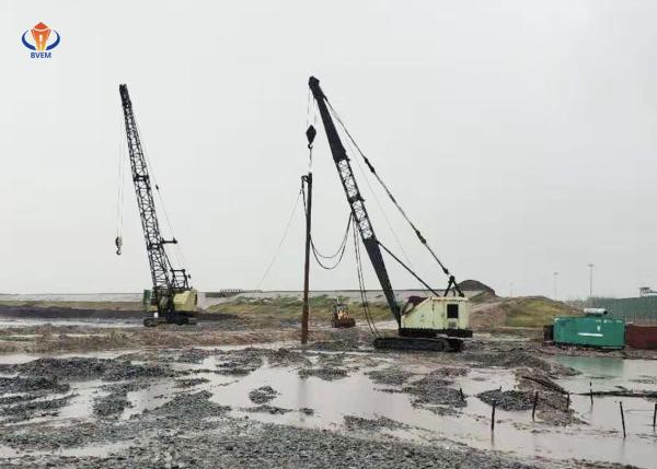 Cheap Reliable Vibro Piling Contractors Vibro Piling Machine With Powerful Vibroflot Motor for sale