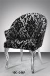 Stainless steel fabric upholstery restaurant chair (YDC-03CW)