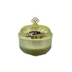 Golden Clear Plastic Cosmetic Containers Luxury Cream Jar 5g 15g Round