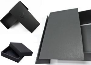 Quality SGS Qualified Degradable Thick Black Paperboard Package Boxes used wholesale