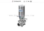 SS 3pcs Sanitary Ball Valve with optional position feedback