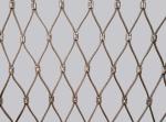 SS 304 / 316 Golden Stair Rail Safety Mesh Perfect Anti - Rust Property
