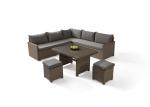 Sectional Poly Rattan Outdoor Sofa Set