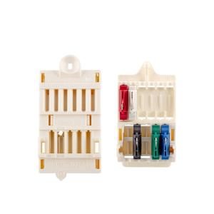 Quality LBK-11 11 Poles Plastic LED Light Connectors In White 400V 16A wholesale