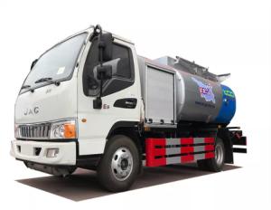Quality JAC 5000L Aviation Fuel Tank Truck Q235 Carbon Steel Small Size wholesale