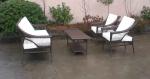 4pcs cane furniture