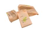 Environmental Elegant Bakery Packaging Bags , Food Safe Brown Paper Bags