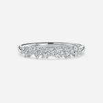 Lab Created Diamond Wedding Band Round Cut 1 Carat Lab Grown Diamond Ring