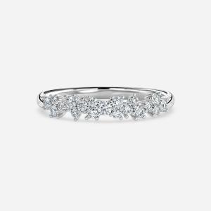 Quality Lab Created Diamond Wedding Band Round Cut 1 Carat Lab Grown Diamond Ring wholesale