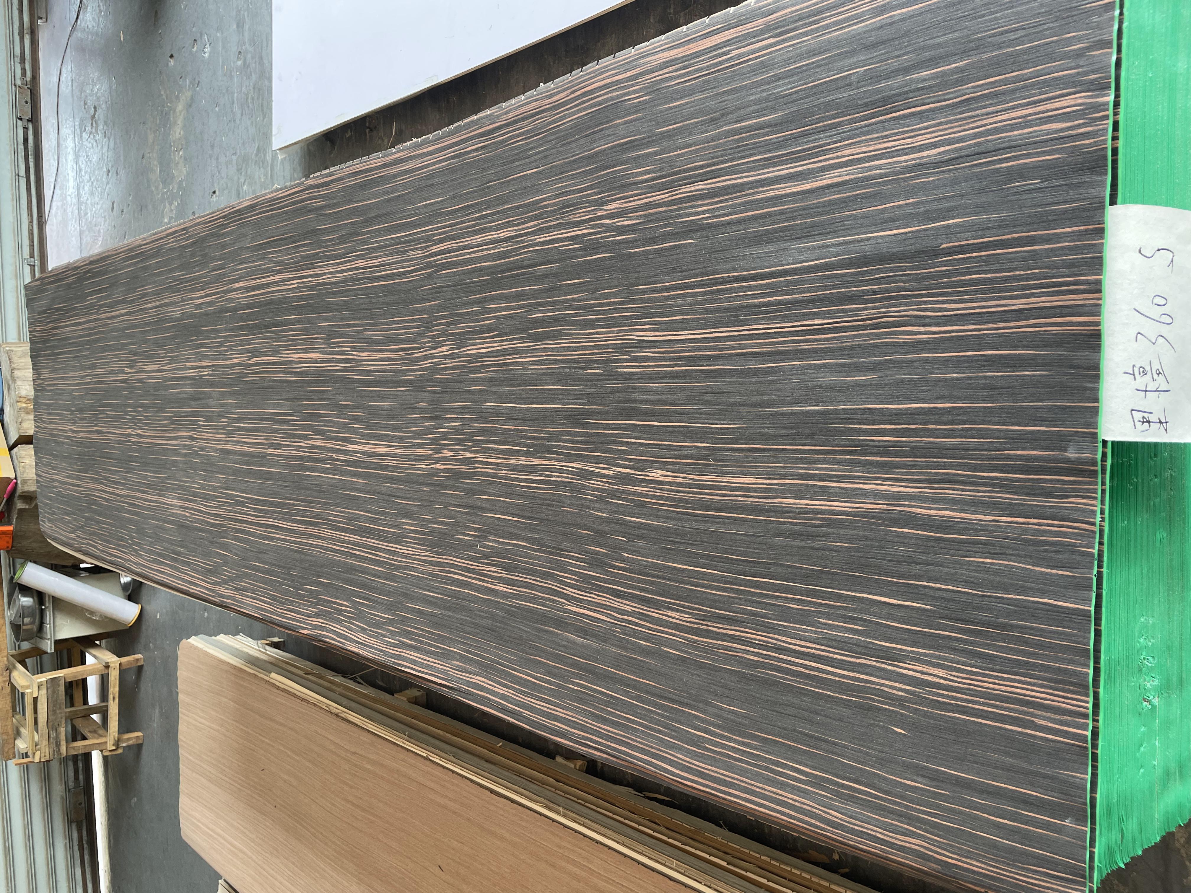 Wholesale New Design Engineered Wood Veneer imitate of ebony 360S for Furniture Surface