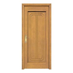 Quality 100% Solid Wood Entrance Doors 208cm European Style Interior Wooden Door wholesale