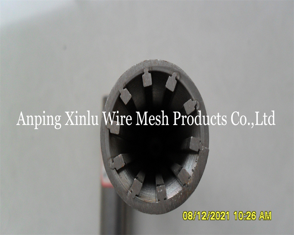 Pure Round 316L Wire Wrapped Johnson Screen Tube diameter 33-300mm for Juice and Beer Filter Treatment
