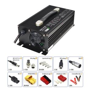 Quality 1200W 72V 120ah gel lithium ion battery charger 84V 12A for E-motorcycle battery charger wholesale