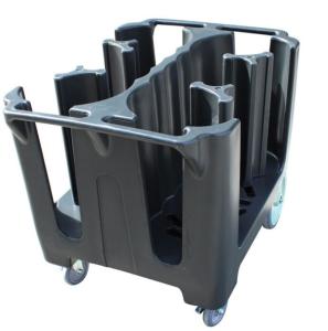 Quality 500 lb Adjustable Dish Caddy , Hotel Restaurant Dish Cart wholesale