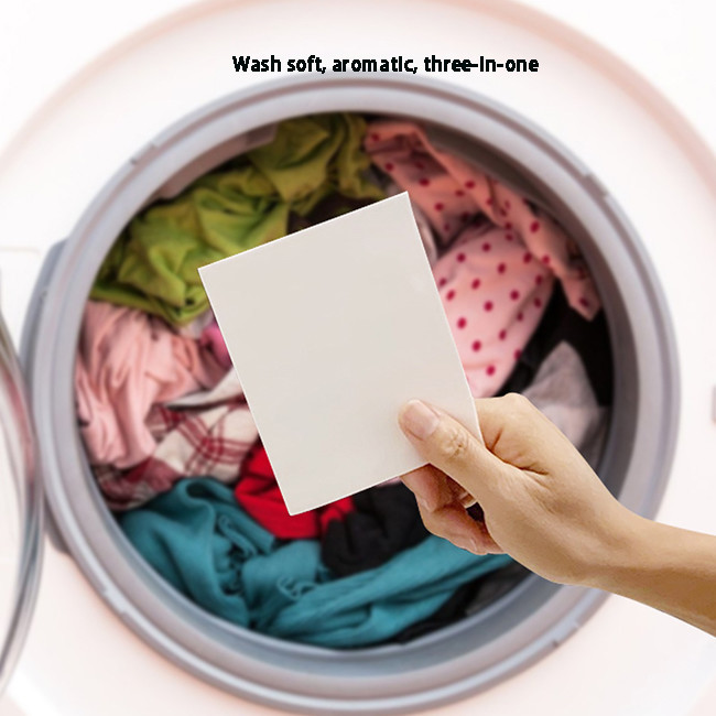 Household Clean Laundry Sheets Color Protection And Fragrance Laundry Tablets Factory Direct Sales
