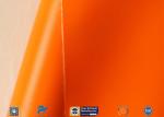 Orange Silicone Rubber Coated Fiber Glass Fabric Thermal Insulation Materials
