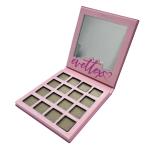 Packaging Cardboard Cosmetic Box Covered Glossy Lamination Empty Eyeshadow