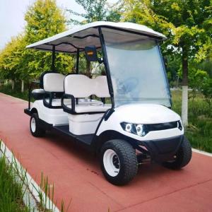 Quality 4+2 Seater White Electric Golf Cart Outdoor Lithium Battery Manufacturer Direct Wholesale Price wholesale