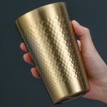 Whisky Rum Vacuum Stainless Steel Beer Mug 10oz 300ml For Barbecue Party