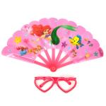 Pink Girl Color Promotional Plastic Toys Glasses Frame Width 90mm Lens Height