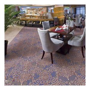 Quality Purple Series With Flower And Circle Fan Elements Wilton Woven Carpet wholesale