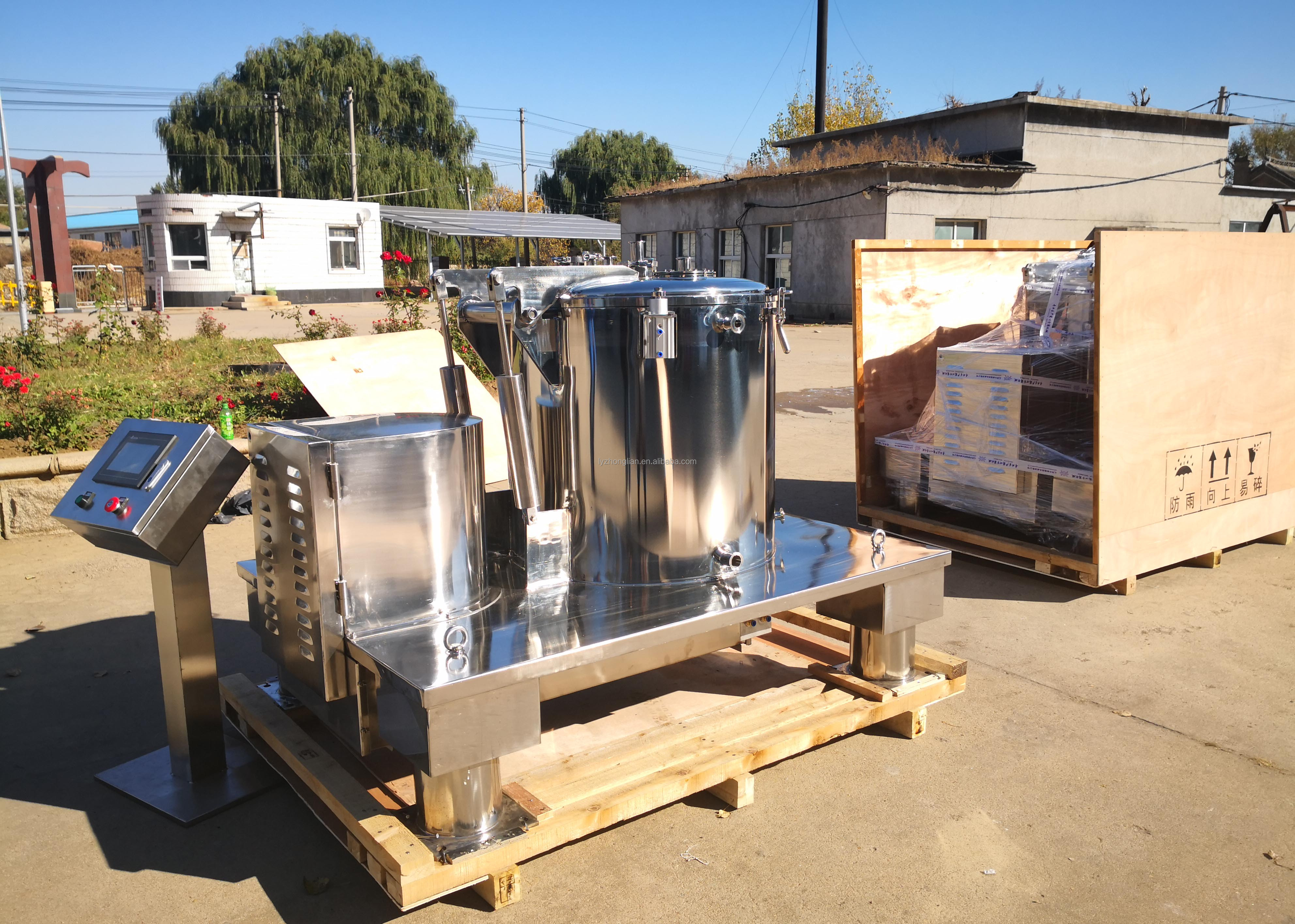 Separation ethanol extraction filter industrial centrifuge drum