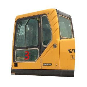 Quality EC240B VOLVO Windshield Glass Excavator Cabin 5mm Tempered Glass wholesale