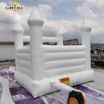 Wedding Inflatable Bouncy Castle Bed Jumper 13X13 White Bounce House