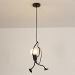 little man climbing pendant light iron people lights pandant lamps for kid