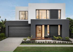 Quality AU Standard Luxury Modular Prefab Villa 3 Bedroom Villa Light Steel Frame House Kit wholesale