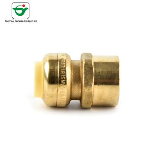 Quality MNPT Male Copper Adapter 3/4''X1/2&quot; Push Fit Pipe Fittings wholesale