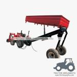 2wheels tipper 3way hydraulic dump trailer small farm trailer