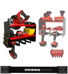 Wall Mounted Metal Material Drilling Power Tool Storage Rack for Furniture