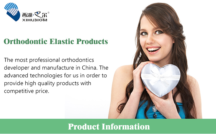 CE ISO Certified Colorful Ortho Elastic Power Chain With Machinery Power Source