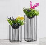 Wholesale home garden metal flower pot rack metal flower stand