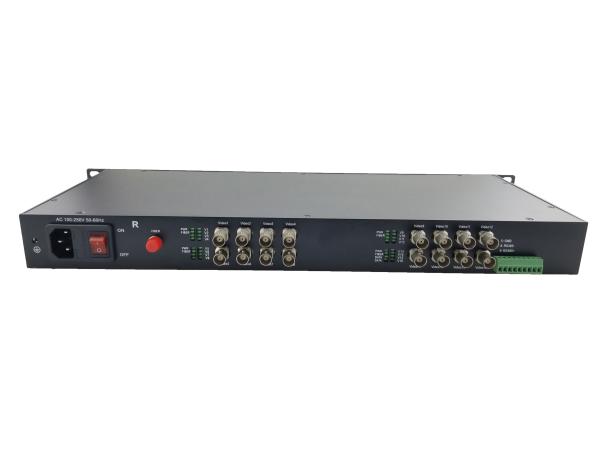 1Channel CVI TVI AHD Video to Fiber Optic Converter with RS485