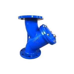 Quality DIN3202 F1 Cast Iron Valves Y Strainer Ductile Iron PN16 PN10 wholesale