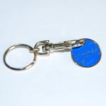Customed Laser Engraving 1.2mm Promotional Metal Keyrings