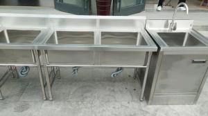 Quality round stainless steel sink matierals 304 for hospital or restaurunt wholesale