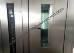 Gas Rotary Bakery Rack Oven 304 Stainless Steel Big Capacity Production 100 Kg /