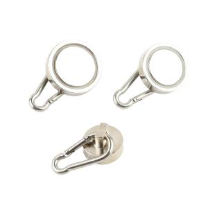 Quality Nickel Coating Rare Earth Magnet Hooks Axial Powerful For Hanging wholesale
