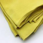 Yellow Kevlar Fire Resistant Fabric Anti Cut 1414 Aramid Woven Cloth For Car