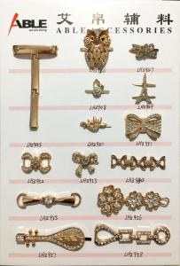 Quality Fashion zinc alloy metal ornaments shoe accessories buckles for lady shoe hardware chain wholesale