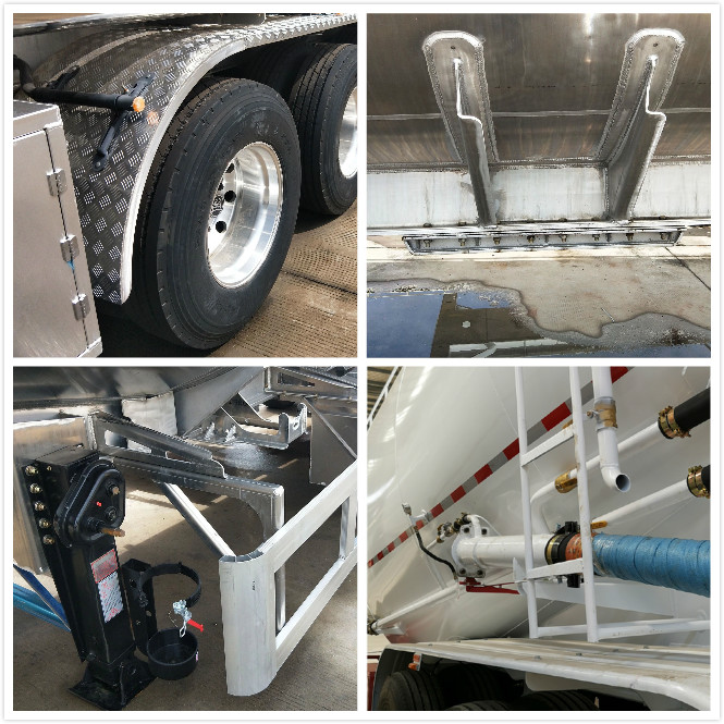 Truck Trailer 20-70cbm Volume 3 Axles 50tons Cement Truck Bulk Cement Tank Semi Trailer
