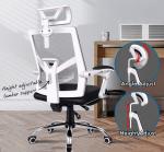 Staff Backrest Lifting Rotary Staff Office Chair Explosion Proof Steel Feet
