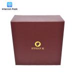 Folding Boutique Luxury Gift Packaging Boxes 25x14cm Partially Hot Gold