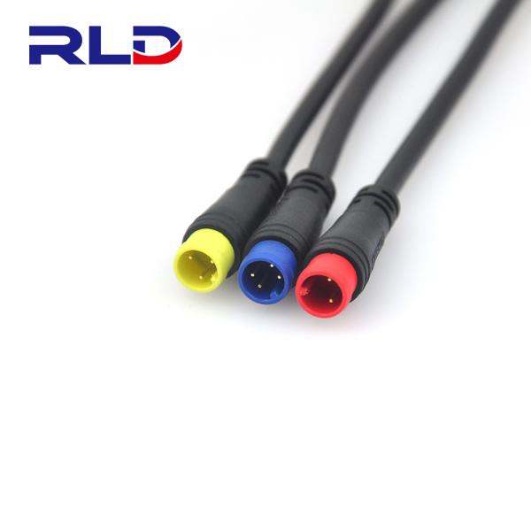 Signal 2 Pin Waterproof Connector Plug Male Female Power Connector