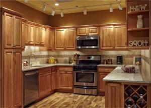 Quality Classical Solid Wood Kitchen Cupboards wholesale