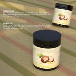 Natural Shea Butter Oil Organic Hair Mask for Moisturizing and Repairing Damaged